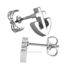 Earring Factory China 316L Stainless Steel Anchor Shaped Daily Wear Earrings